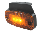 Lampa obrysowa z odblaksiem, podwieszana, pomarańczowa diodowa, 12/24V LD 180