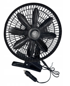 WENTYLATOR SAMOCHODOWY Z KLIPSEM 8" 24V