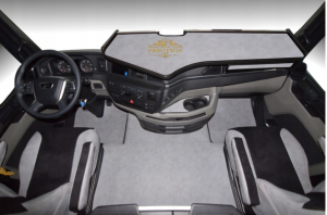 Półka MAN TGX OD 2020 duża z szufladą PRESTIGE LINE SZARA 