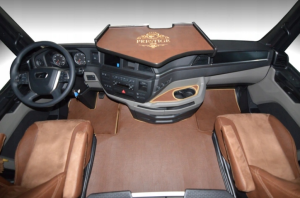 Półka MAN TGX OD 2020 środkowa PRESTIGE LINE BRĄZOWA