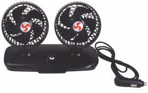 WENTYLATOR SAMOCHODOWY PODWÓJNY 2 X5'' 24 V